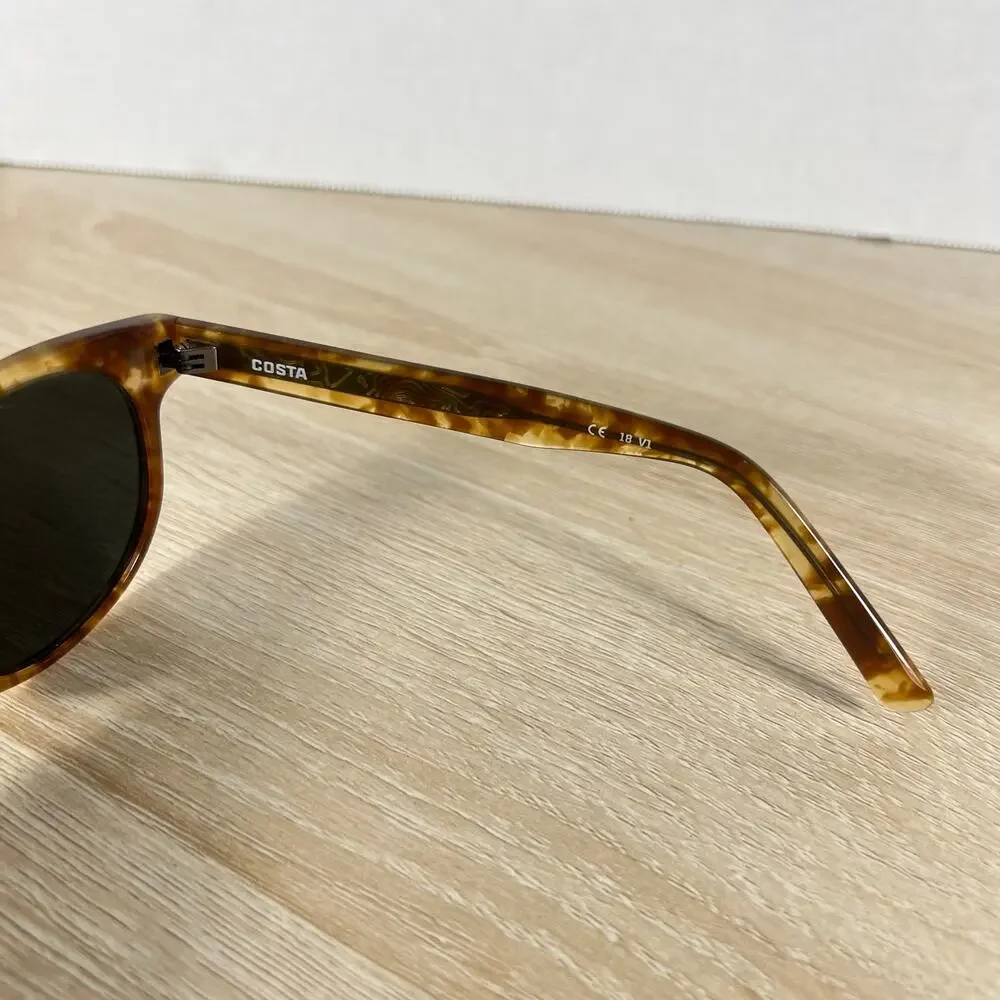 Costa Del Mar Del Mar DEL 206 Sunglasses 580 Brown Cream Tortoise